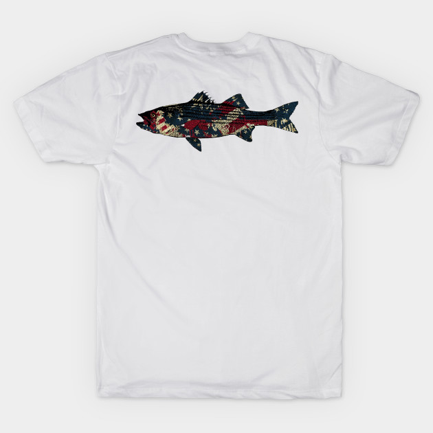 Striped bass American Fishing by Hook Ink